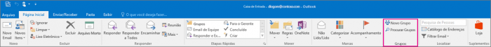 Microsoft / Outlook / como criar grupo de e-mail no office 365