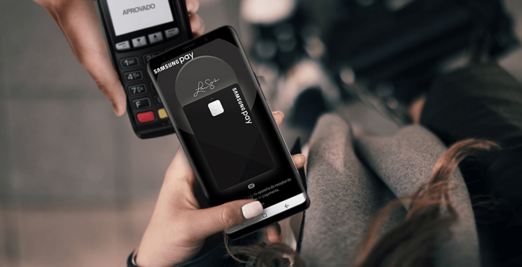 Samsung Pay allows contactless payments with credit and debit cards (Image: Disclosure/Samsung)