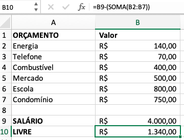 Planilha de Notas Escolar usando a Função SE, SOMA e MEDIA no Excel 