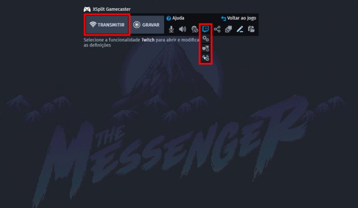 The Messenger / Twitch / como fazer stream na twitch