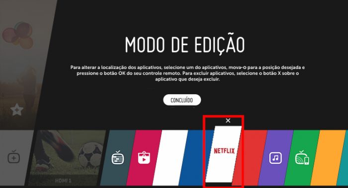 Como desinstalar a Netflix da Smart TV Samsung