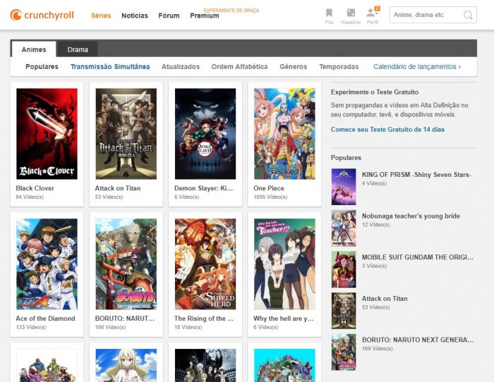 Assista animes online em seu PS3/ PS4 com o App Crunchyroll