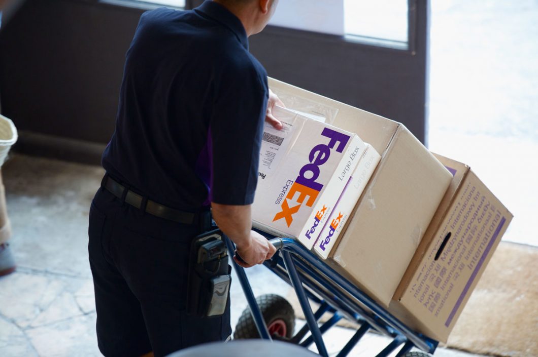 Caixas da FedEx (Foto: Divulgação/FedEx)