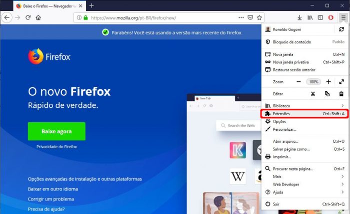 Firefox / como ativar o flash player no firefox