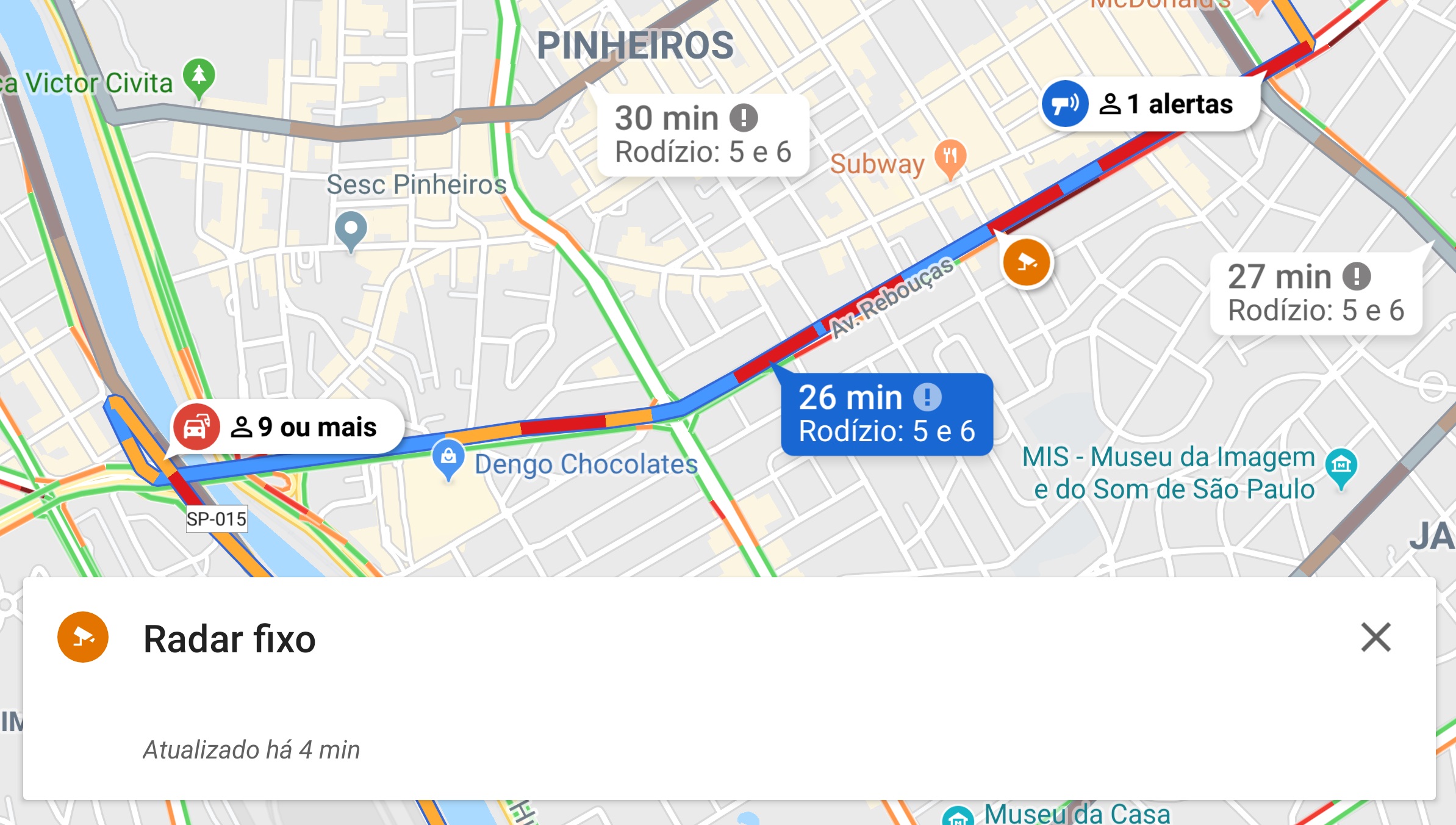 Google Maps recebe alertas de radar e limites de velocidade no Brasil