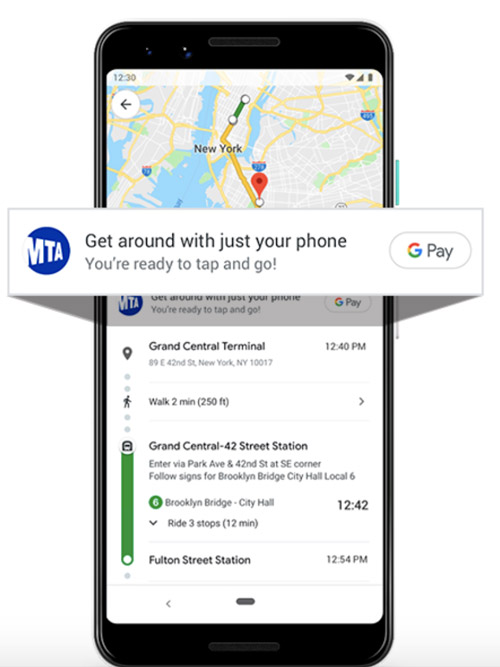 Google Pay poderá ser usado em metrôs e ônibus de Nova York