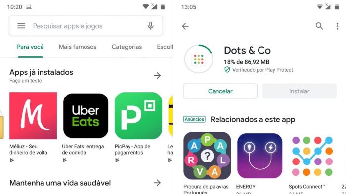 Google Play Store se rende ao Material Design e traz mais novidades -  Softonic