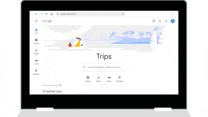 Google Travel reúne serviços para você planejar sua próxima viagem