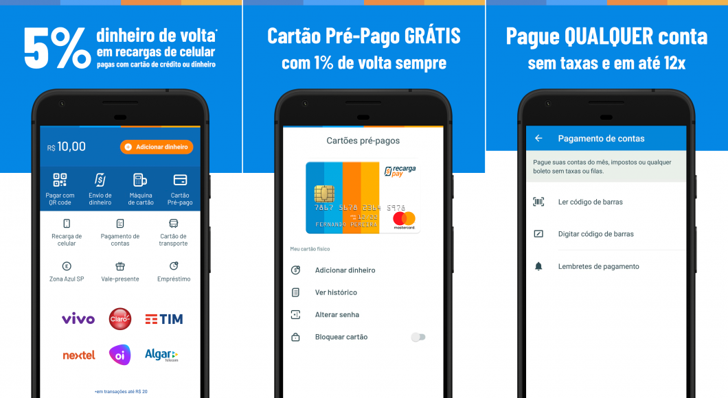 Pagamentos e Recarga Online para Android - Download