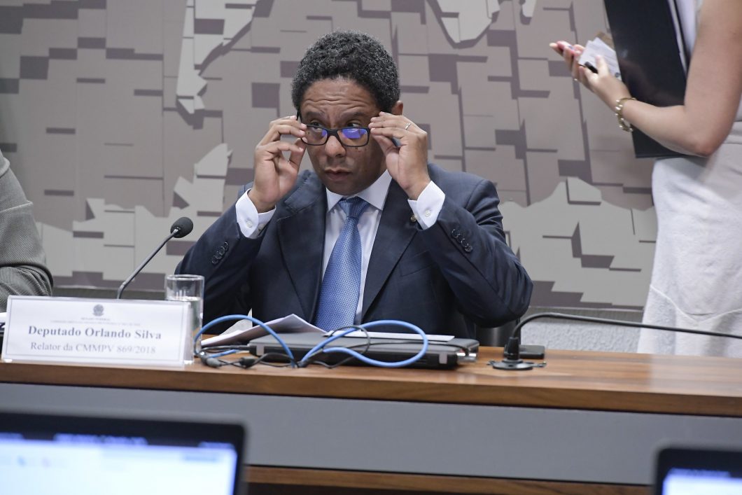 O deputado Orlando Silva foi o relator da comissão mista que analisou texto que cria a ANPD (Foto: Waldemir Barreto/Agência Senado - 07/05/2019)