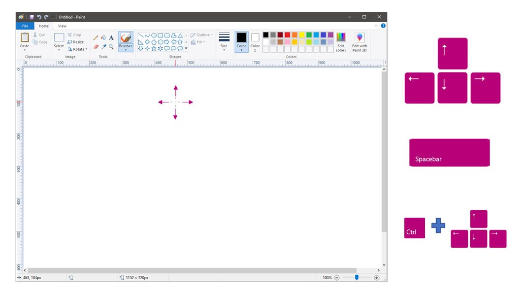 Microsoft Paint permite desenhar com teclado no Windows 10