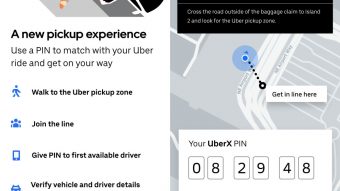 Uber testa código PIN para reduzir tempo de espera em aeroportos
