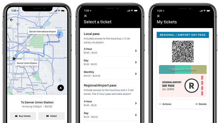 Uber permite comprar passagens de ônibus e trem via app nos EUA