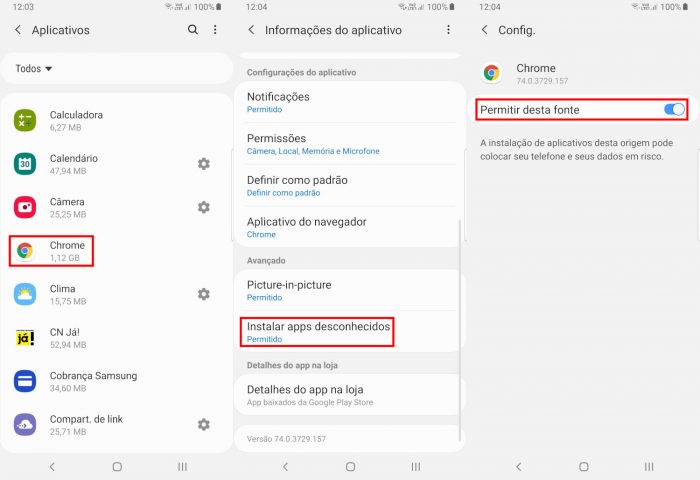 Android / instalar apps desconhecidos / Android 9 Pie / como fazer root no android