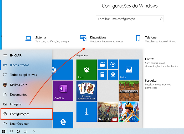 Windows 10 CONFIGURAÇÕES