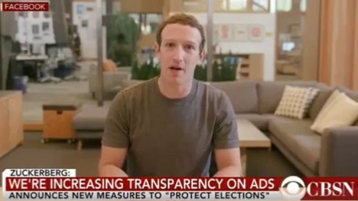 Deepfake com o rosto de Mark Zuckerberg (Imagem: Reprodução)