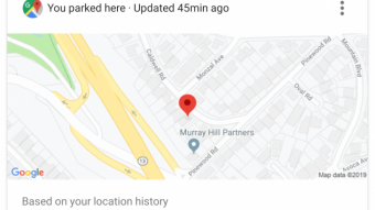 Google Assistente lembra onde você estacionou o carro