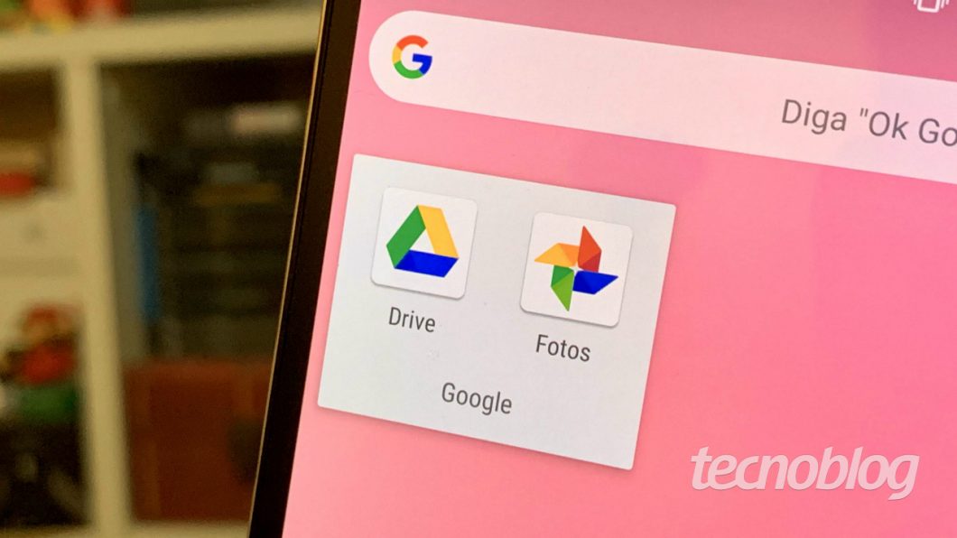 Google Drive e Fotos no Android (Imagem: Tecnoblog)