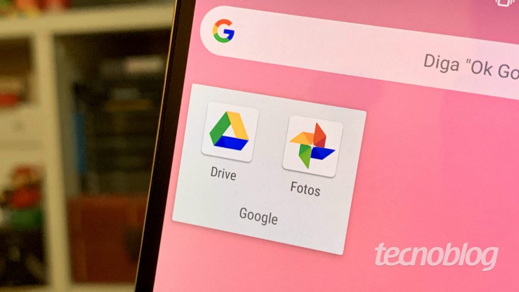 Google Drive e Fotos no <a href='https://meuspy.com/tag/Espiao-para-Android-gratis'>Android</a> (Imagem: Tecnoblog)