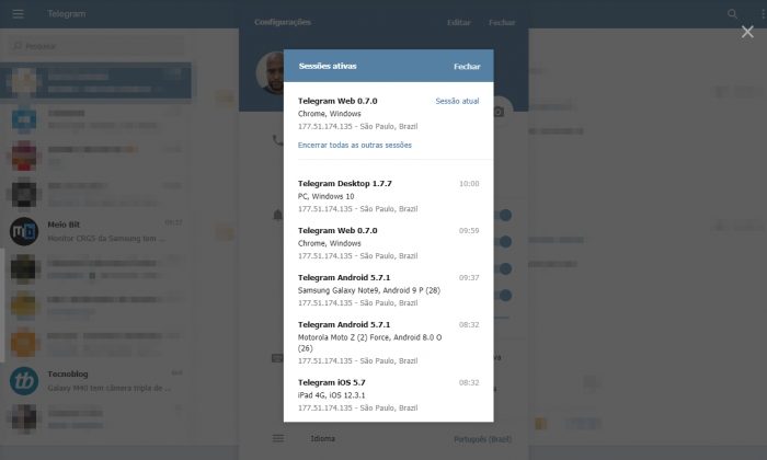 Telegram Web / como recuperar conta do telegram