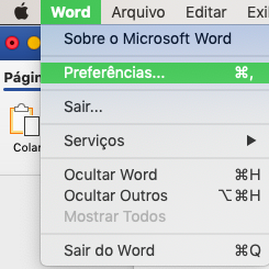 Ativar ou desativar a AutoCorreção no Word - Suporte da Microsoft