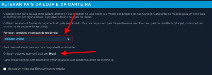 Posso mudar linguagem, moeda ou de região no Steam? [idioma e país] –  Tecnoblog