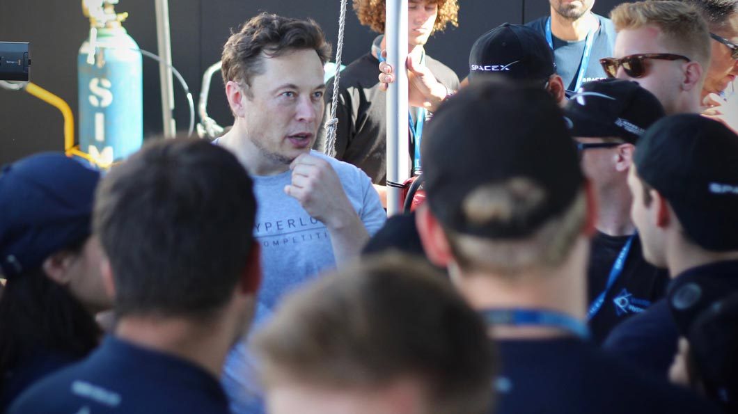 Elon Musk (Foto: TUM Hyperloop Team)