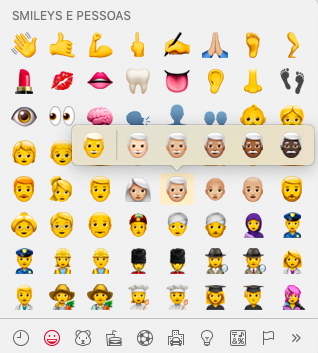 Projeto de novos emojis permite mudança de sexo, cor de cabelo e mais