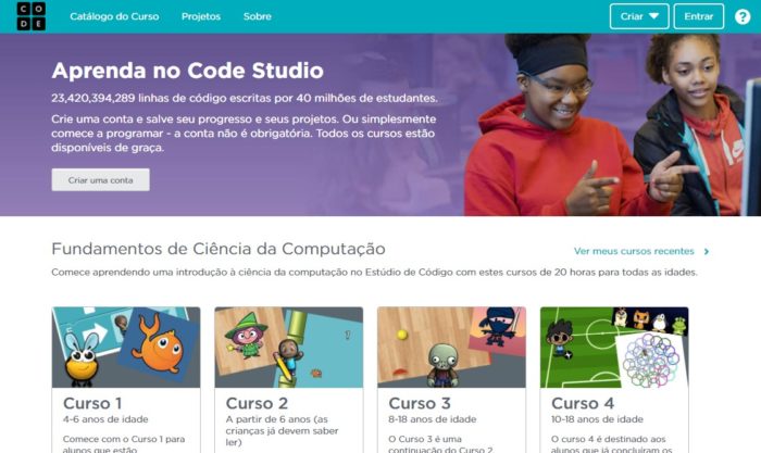 Cursos de Programação Online Grátis