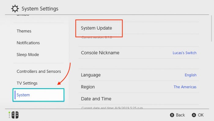 Perguntas frequentes – Nintendo Switch