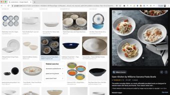 Google Imagens ganha painel lateral na web para ajudar nas compras