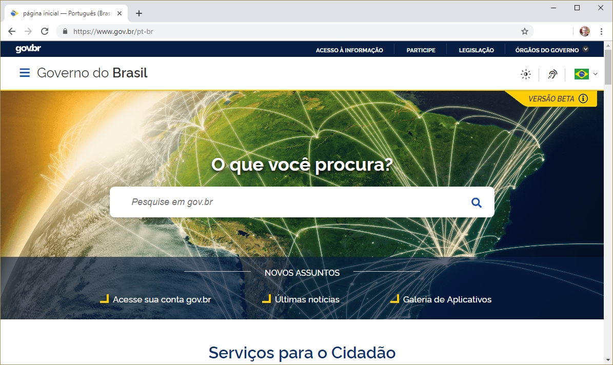 Gov.br: portal único do governo federal já está funcionando
