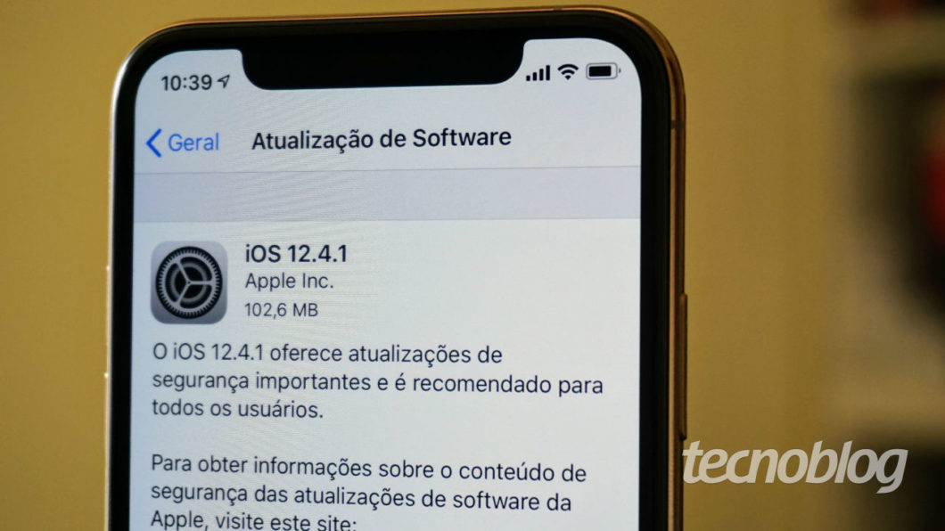 Apple libera o iOS 12.4.1