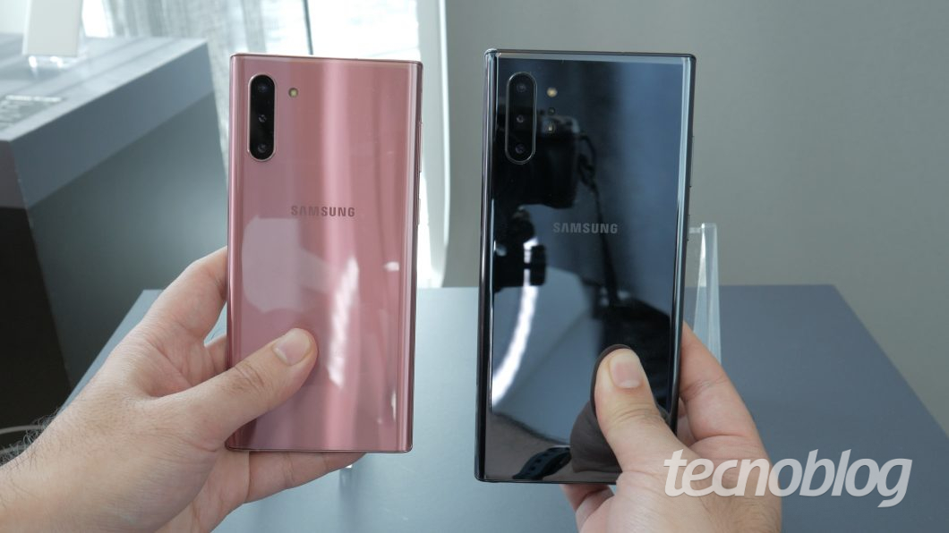 Samsung Galaxy Note 10 e 10+: uma olhada de perto