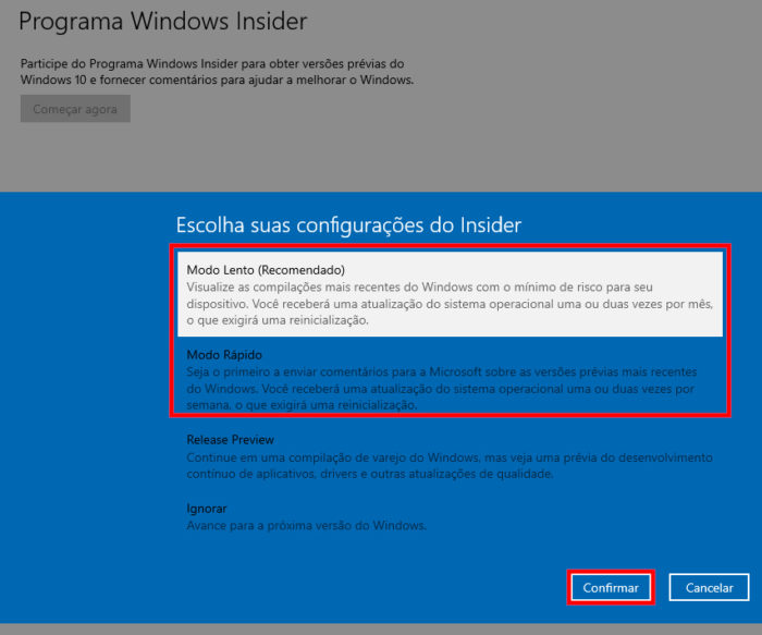 Windows 10 / Windows Insider