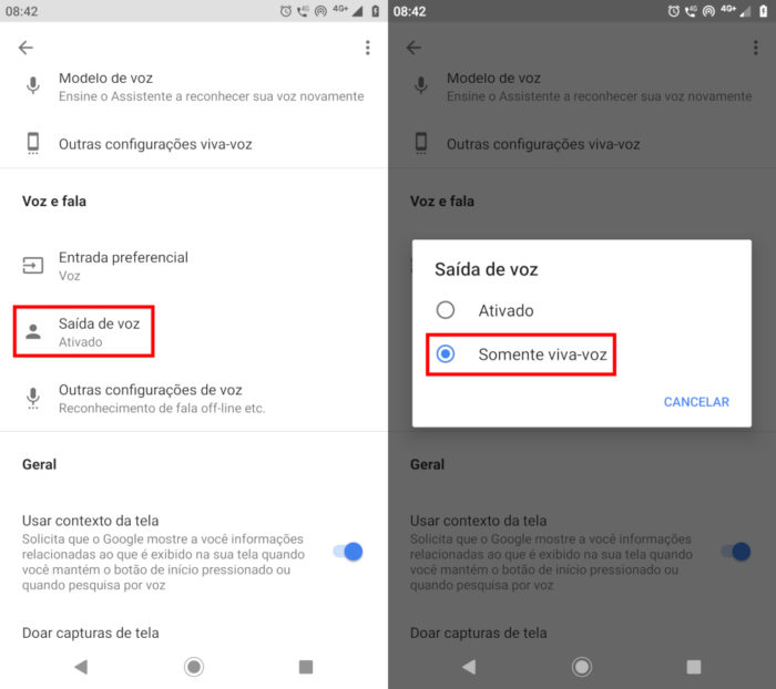 Android / confugurações da Google Assistente / como configurar google assistente