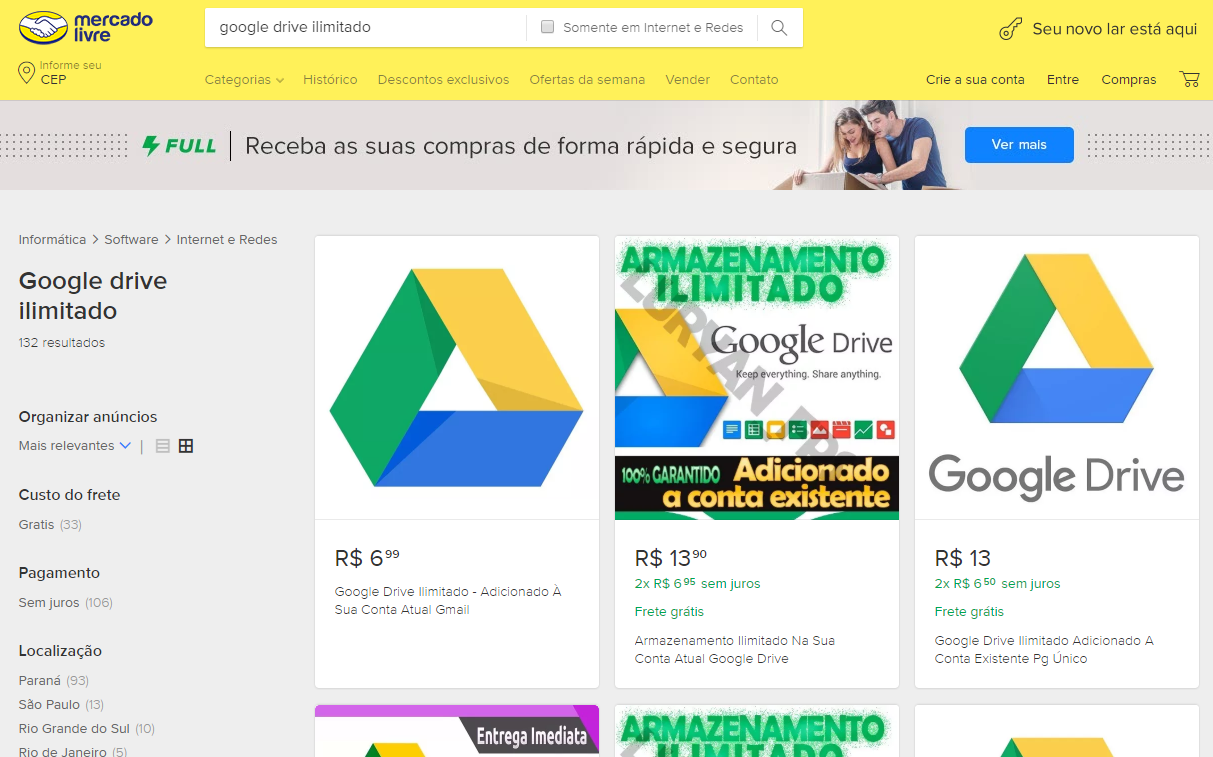 40 jogos para PC no google drive 