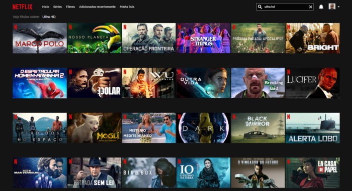 Como encontrar filmes e séries 4K (Ultra HD) para assistir na Netflix –  Tecnoblog