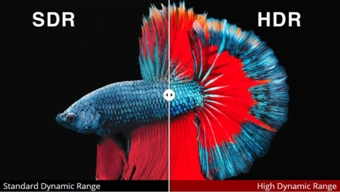 SDR x HDR / Dolby Vision HDR10 HDR10+ HLG