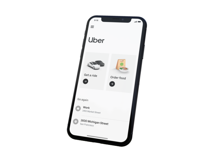 Novo app da Uber