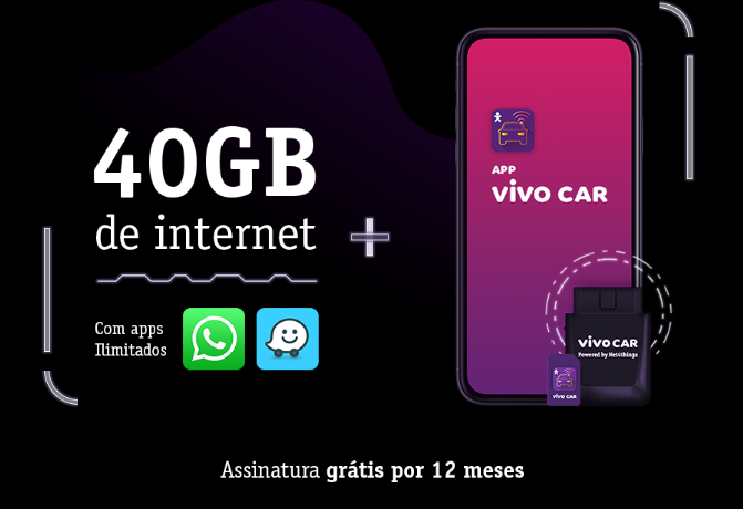 Vivo Car é o plano da Vivo para conectar carros com 40 GB de internet por mês