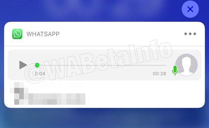 WhatsApp Beta para iPhone libera reprodução de áudio em notificações