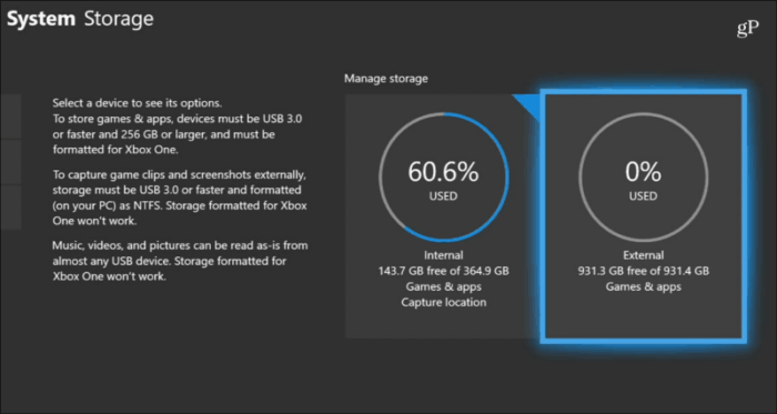 Armazenamento / comprar xbox one