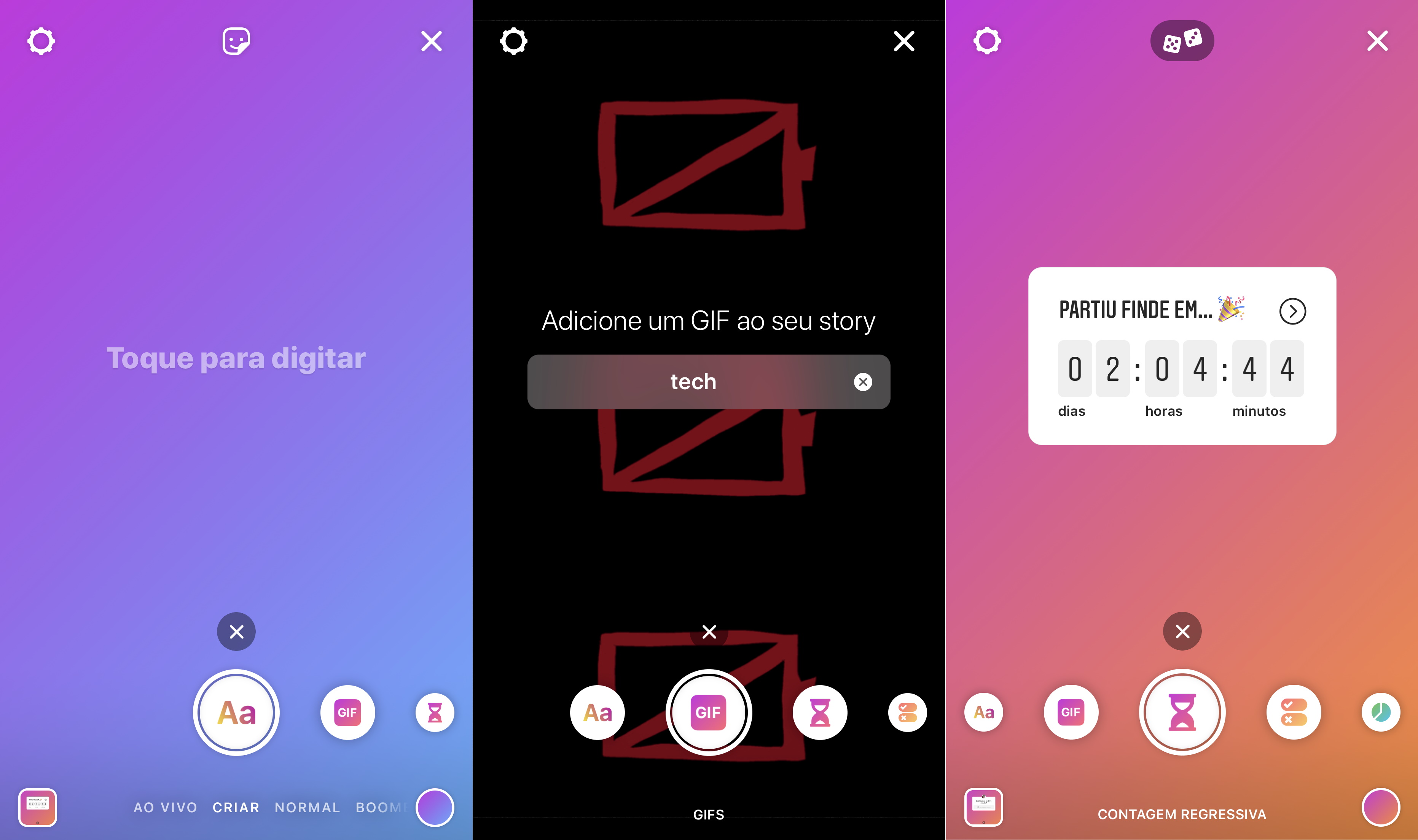 GIFs escondidos no Instagram para usar nos Stories