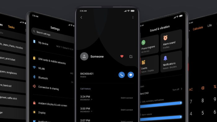 Xiaomi divulga cronograma de lançamento para MIUI 11 com modo escuro