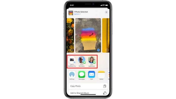 Apple / AirDrop no iPhone / o que é airdrop
