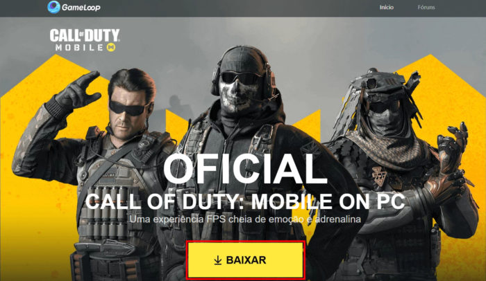 Tencent / GameLoop / requisitos mínimos Call of Duty Mobile