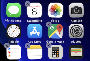 apagar aplicativos no iOS 13