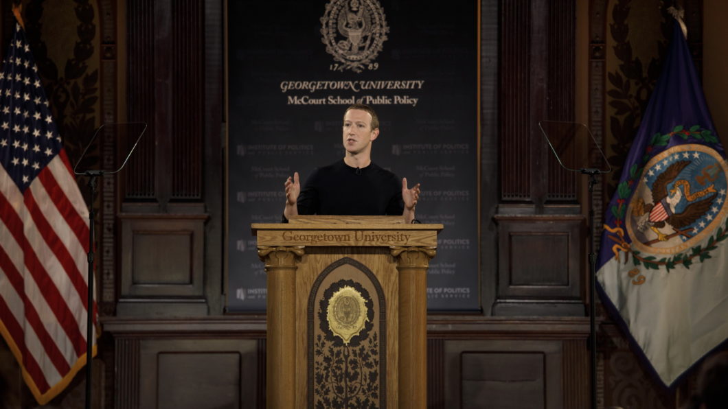Mark Zuckerberg na Georgetown University