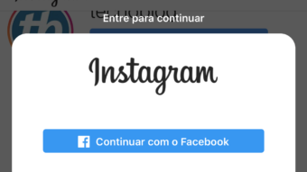 Instagram exige login para visualizar todas as fotos de perfil público
